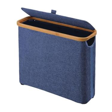 Imagem de Ｂｅｓｇａ Organizador de papel higiênico, cesto para guardar lenços de papel, lixeira para higiênico, recipiente para armário, organizador de lenços de para