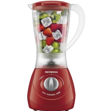 Imagem de Liquidificador Mondial 2 Velocidades 550w 2l Compact Juice Vermelho 220V