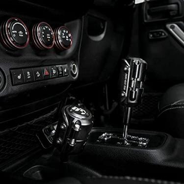 Imagem de MAIKER OFF ROAD Manopla de câmbio alavanca de câmbio alavanca de mudança de marcha caixa de transferência cabeça de alavanca para Jeep Wrangler JK 2011-2018