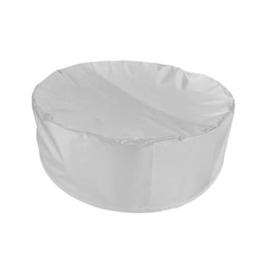 Imagem de Dynwave Capa redonda para piscina, capa para caixa de areia, cobertura, protetor para piscina inflável, areia e brinquedos longe de poeira e chuva, jardim, Lasca 122x30cm