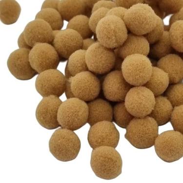 Imagem de Pompom poliéster 10mm para Laços Tiaras Roupas e Artesanatos com 100 u