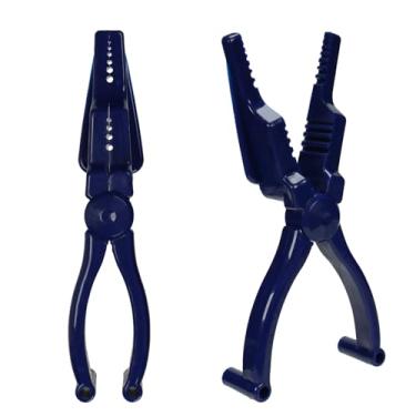 Imagem de EDOBLUE 2 peças de moldura de prego de martelo, alicate de moldura de prego de martelo, alicate de junta deslizante de plástico, para segurança dos dedos, manutenção básica e ferramentas de marcenaria