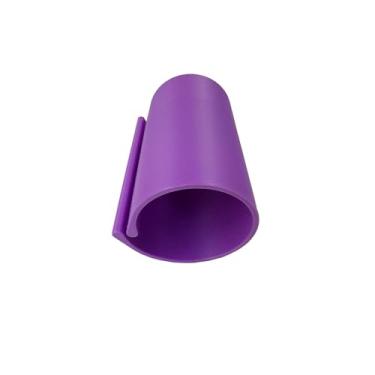 Imagem de JILINWEI Suporte de rolo de lona de arte de diamante roxo, ajudante de rolo de lona de pintura de diamante, acessórios de arte de diamante para organizador de tela de diamante