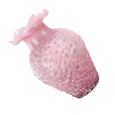 Imagem de predolo Vaso de morango com ornamento estilo, jarra de vidro, decoração artesanal para casa, vaso de flores decorativo para jardim, casamento, mesa de