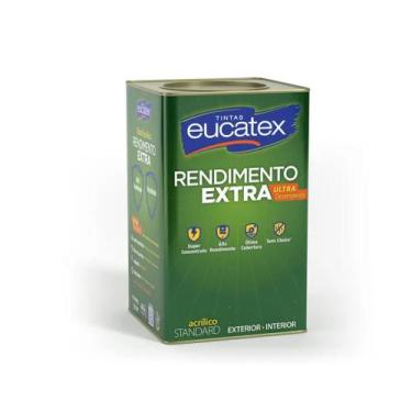 Imagem de Tinta Acrílica Eucatex Rendimento Extra Fosco - Uso Interno e Externo 