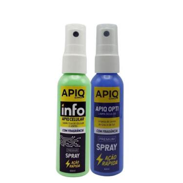 Imagem de Kit Para Limpeza De Óculos azul 60ML Limpa Celular tradicional 60ml - 