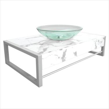 Imagem de Lavabo em Porcelanato Argos 71,2cm X 28cm X 43,0cm - Cris Metal