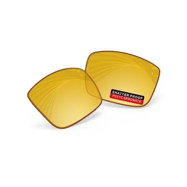 Imagem de iLikeo Lentes de reposição PRO+ de policarbonato não polarizadas para óculos de sol Oakley Gascan OO9014 - Amarelo