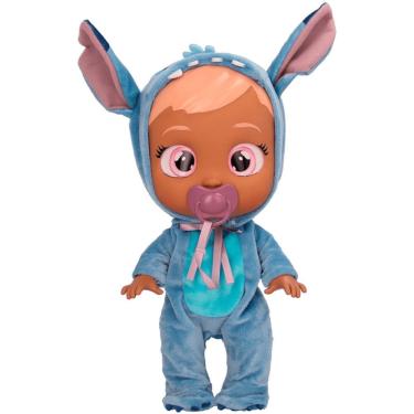 Imagem de Boneca Cry Babies Sons E Lágrimas De Verdade - Stitch - Multikids