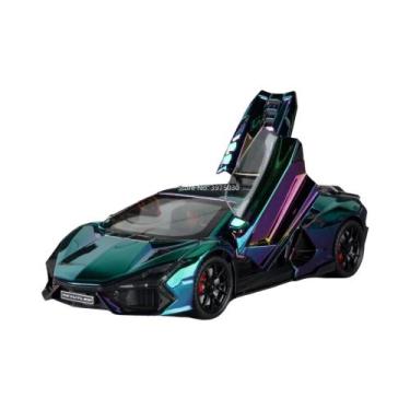 Imagem de Modelo De Carro Em Liga Metálica Lamborghini Revuelto Apollo EVO Em Es