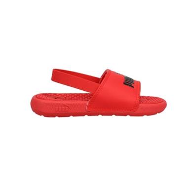 Imagem de PUMA Sandália infantil unissex Cool Cat com tira traseira, Alto risco vermelho - puma preto, 3 Little Kid