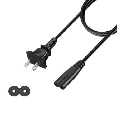 Imagem de Cabo de alimentação de TV de 3,5 m de comprimento de substituição para Samsung LG TCL Sony Hisense Apple (Listado UL - Não Polarizado, 125V - 18 AWG)