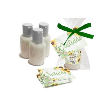 Imagem de Kit 10 Lembrancinhas Hidratante Girassol Aniversário Festas - Kibuniti