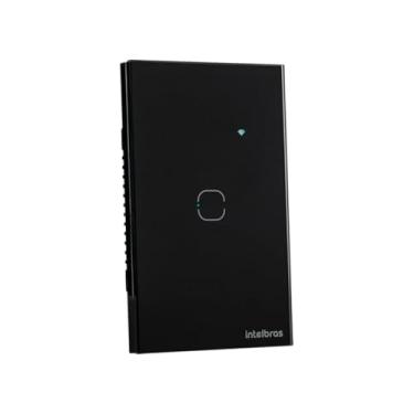 Imagem de Interruptor Touch Inteligente Zigbee com 1 Tecla EZS 1001 Preto Intelbras
