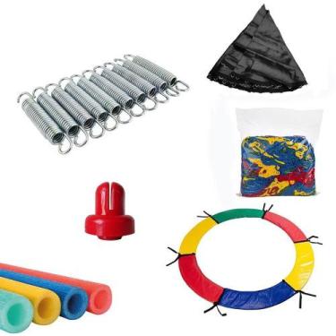 Imagem de Kit de Acessórios para Reposição Cama Elástica de 2,44m ou 2,50m Chico