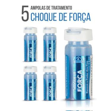 Imagem de 5 Ampolas Choque de Força Capilar 2,8ml Dermabel Renova os Fios