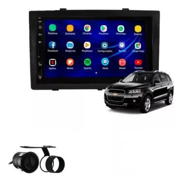 Imagem de Kit Central Multimídia Mp5 Captiva 08/16 + Moldura + Câmera