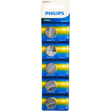 Imagem de Bateria Cr2016 Philips 3v Cartela com 5 Unidades