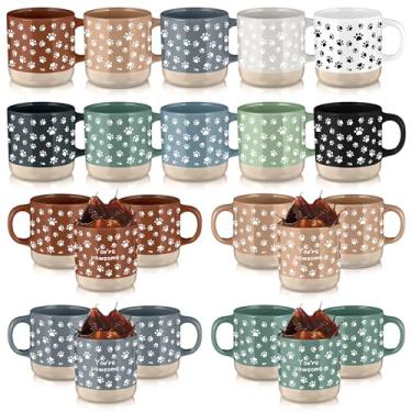 Imagem de Meanplan 10 peças de presentes de medicina veterinária 368 g Caneca de café de cerâmica veterinária You're Pawsome Mug Thank You Gifts Vet Tech Week Apreciation Cup for Christmas Veterinary Assistant
