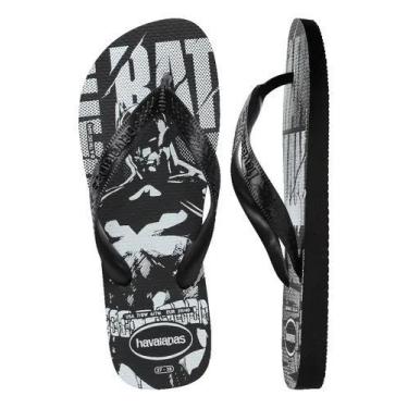 Imagem de Chinelo havaianas dc logomania, Preto, 41/42