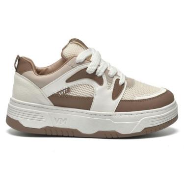 Imagem de Tênis Via Marte Feminino Casual Flatform 225-006-11, 37, Toffee