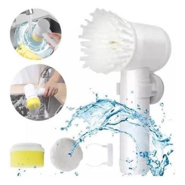 Imagem de Escova Limpeza Mágica Elétrica 5X1 Multifuncional USB - Shopbr