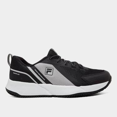 Imagem de Tênis Fila Master Ace Masculino, Preto, Cinza, 40