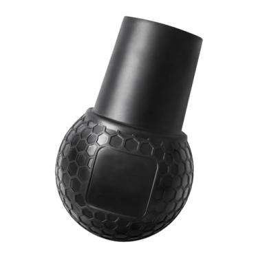 Imagem de IEUDNS Base de fixação para barra de sino de 2,36 pol., suporte de barra para adultos, bola de borracha portátil para agachamentos divididos, prensas