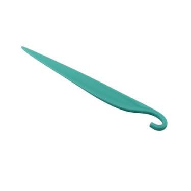 Imagem de PZRT Faca de plástico para liberação de bolo, faca de corte de pão, faca de corte de pão em arco 21,4 x 2,0 cm/8,66 x 0,8 polegadas, adequada para assar, mexer, raspar, dobrar, raspar, comida, creme