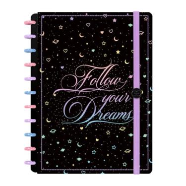 Imagem de Caderno Disco Inteligente G Follow Dreams Lilás 80 Fls