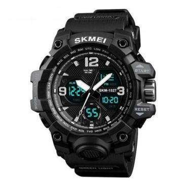Imagem de Relógio Masculino Skmei Anadigi 1327 Preto