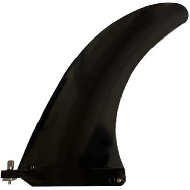 Imagem de bohally Barbatana de surf e SUP de 25,4 cm - sem parafuso de aleta de ferramenta - barbatana central de 25,4 cm para longboard, prancha de surf e paddleboard