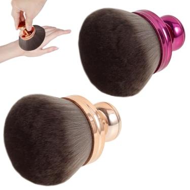 Imagem de ZFLYCANP Pincel de maquiagem corporal extragrande, pincel Kabuki de cabeça larga, pincel Kabuki autobronzeador extra grande para maquiagem autobronzeadora e mistura de bronzeador