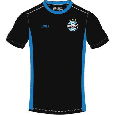 Imagem de CAMISETA GRÊMIO RECORDE MASCULINA III, AZUL/PRETO, M