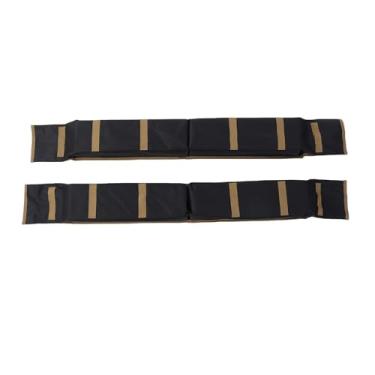 Imagem de aqxreight Soft Roof Rack Pad Universal Dobrável Carro Telhado Pad Bagagem Transportadora para Caiaques Pranchas de Surf Canoas Com Correia Segura Fit SUVs Sedans 2 Porta ou 4 Porta