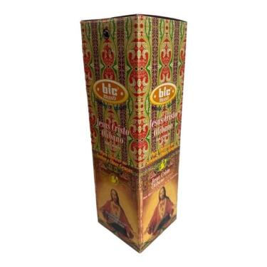 Imagem de Incenso Indiano Bic Jesus Cristo Olíbano 25 Caixas 8