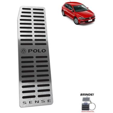 Imagem de Descanso de Pé Gravação em Preto Polo Sense Aço inox