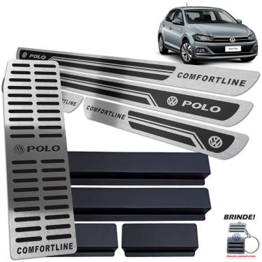 Imagem de Descanso Soleira Preto Alto Relevo Polo Comfortline 2018/20