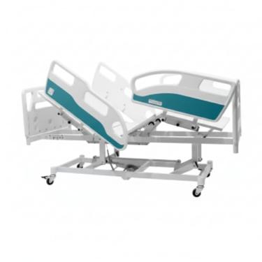 Imagem de Cama Hospitalar Motorizada com 10 Movimentos De Luxo com Leito Articulado, Estrutura Reforçada em Aço, Grades com Trava, Controle Remoto Bivolt.
