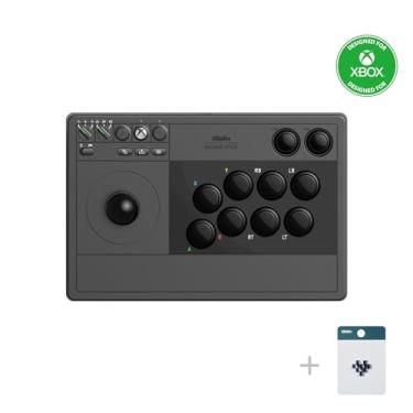 Imagem de 8Bitdo Wireless Arcade Stick for Xbox Series X|S, Xbox One and Windows 10, Arcade Fight Stick with 3.5mm Audio Jack - Officially Licensed (Black)