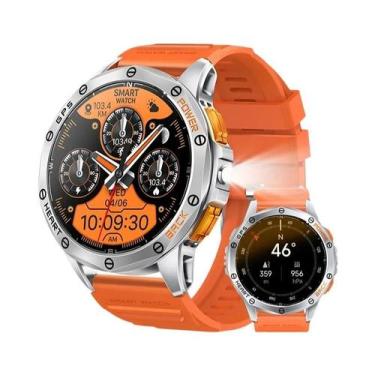 Imagem de Relógio Inteligente Masculino Com GPS, Tela AMOLED, Lanterna LED, Búss