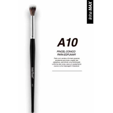 Imagem de Pincel Cônico para Esfumar A10 - Macrilan - Ideal para Sombras Cremosa