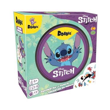 Imagem de Asmodee, Dobble: Stitch, Para Família, 2 a 8 jogadores, Idade a partir de 6 anos, partidas de até 15 min.