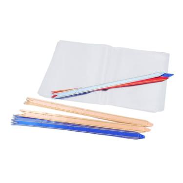 Imagem de AUNMAS 100 Unidades de Sacos Transparentes para Presentes, 18 X 25 Cm OPP de Qualidade Alimentar, Transparentes, Violoncelo, Celofane, Sacos de Guloseimas Com Fita para Bonecas,