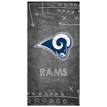 Imagem de Fan Creations Placa unissex NFL St. Louis Rams, Los Angeles Rams, giz para playbook, cor do time, 15 x 30 cm