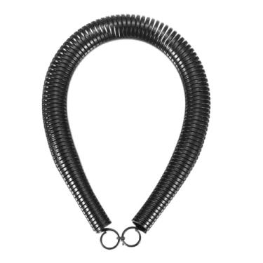 Imagem de HARFINGTON Dobrador de tubo de mola de PVC 22,2 mm OD 430 mm de comprimento tipo C mola de dobra de tubo para dispositivos de dobra de tubos em energia hidráulica doméstica, preto