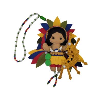 Imagem de Caboclo 7 Flechas com Guia - Artesanal