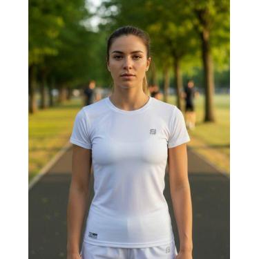 Imagem de Camiseta Feminina Termica Dry Fit Poliamida Uv Academia - Fyne Fit, Br