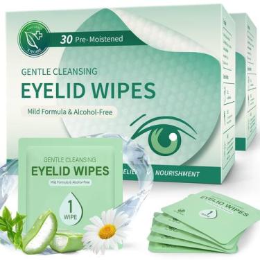 Imagem de Toallitas Limpiadoras para Párpados y Pestañas ZHENYEMEI con Aceite de