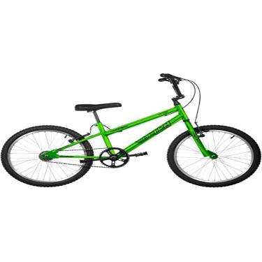 Imagem de Bicicleta de Passeio Ultra Bikes Esporte Rebaixada Garfo Reforçado Aro 20 Freio V-Brake Infantil Juvenil Verde